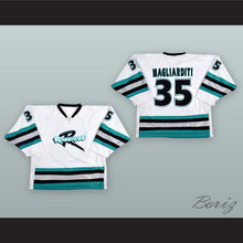 Load image into Gallery viewer, Marc Magliarditi 35 Richmond Renegades White Hockey Jersey