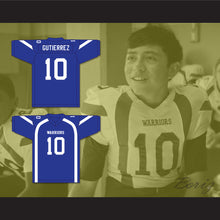 Load image into Gallery viewer, Marcos Gutierrez 10 Liberty Christian School Warriors Blue Football Jersey