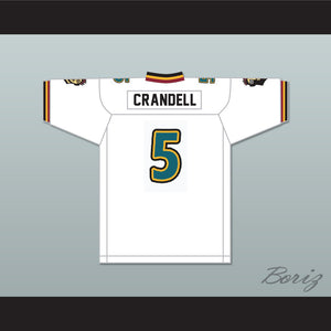 Marcus Crandell 5 Memphis Maniax Away Football Jersey