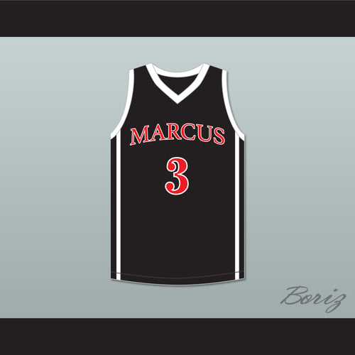 Marcus Smart 3 Edward S. Marcus High School Marauders Black Basketball Jersey 2