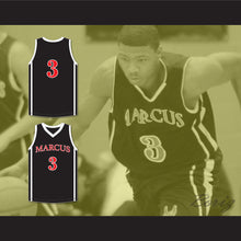 Load image into Gallery viewer, Marcus Smart 3 Edward S. Marcus High School Marauders Black Basketball Jersey 1