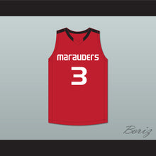 Load image into Gallery viewer, Marcus Smart 3 Edward S. Marcus High School Marauders Red Basketball Jersey 2