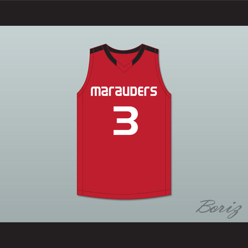 Marcus Smart 3 Edward S. Marcus High School Marauders Red Basketball Jersey 2