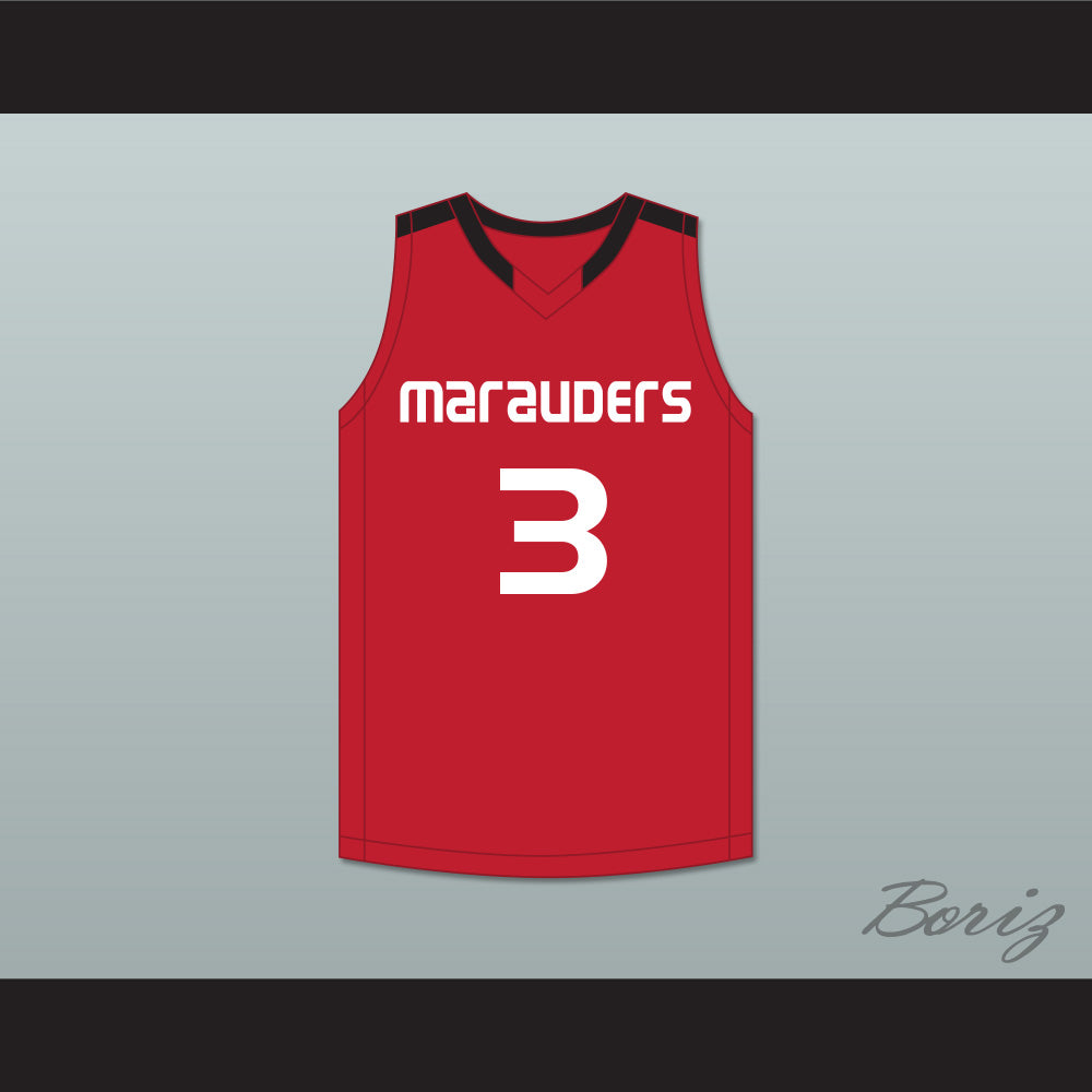 Marcus Smart 3 Edward S. Marcus High School Marauders Red Basketball Jersey 1