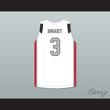 Load image into Gallery viewer, Marcus Smart 3 Edward S. Marcus High School Marauders White Basketball Jersey 2