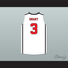 Load image into Gallery viewer, Marcus Smart 3 Edward S. Marcus High School Marauders White Basketball Jersey 4
