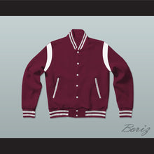 Load image into Gallery viewer, Marcus Burnett Bad Boys Maroon Varsity Letterman Jacket-Style Sweatshirt