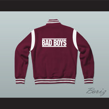 Load image into Gallery viewer, Marcus Burnett Bad Boys Maroon Varsity Letterman Jacket-Style Sweatshirt