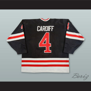 Mark Cardiff 4 Niagara Falls Thunder Black Hockey Jersey