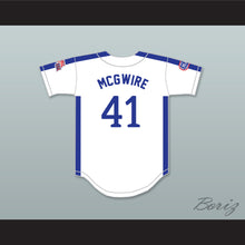 Load image into Gallery viewer, Mark McGwire 41 1984 USA Team White Button Down Baseball Jersey