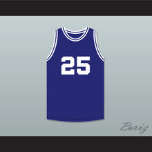 Load image into Gallery viewer, Mark Price 25 Enid High School Plainsman Navy Blue Basketball Jersey 1