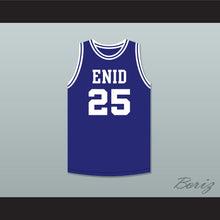 Load image into Gallery viewer, Mark Price 25 Enid High School Plainsman Navy Blue Basketball Jersey 2