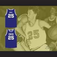 Load image into Gallery viewer, Mark Price 25 Enid High School Plainsman Navy Blue Basketball Jersey 2