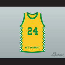 Load image into Gallery viewer, Mark Aguirre 24 George Westinghouse College Prep Basketball Jersey