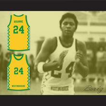 Load image into Gallery viewer, Mark Aguirre 24 George Westinghouse College Prep Basketball Jersey