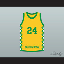 Load image into Gallery viewer, Mark Aguirre 24 George Westinghouse College Prep Warriors Basketball Jersey 2