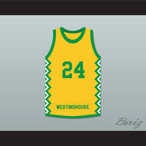 Mark Aguirre 24 George Westinghouse College Prep Warriors Basketball Jersey 2