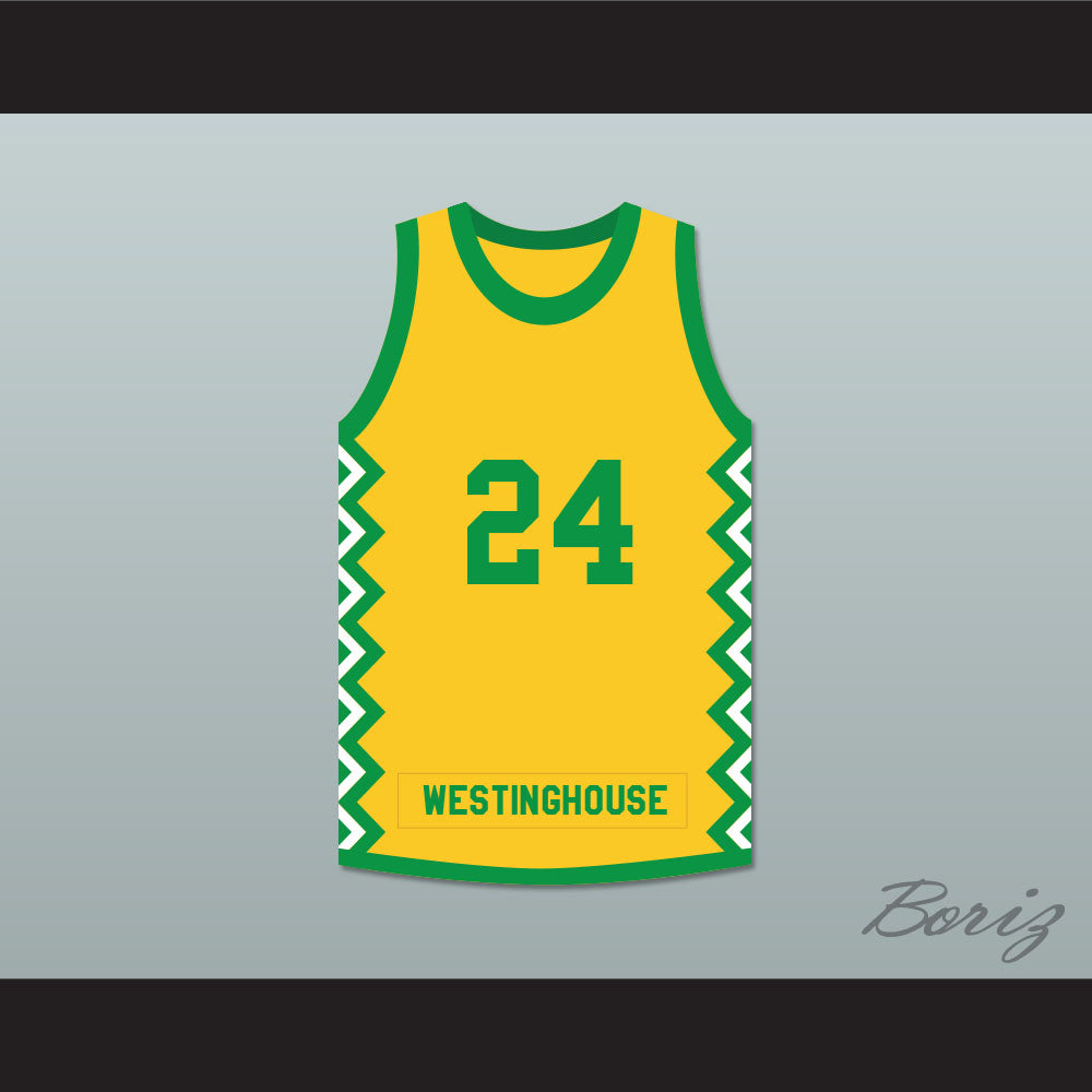 Mark Aguirre 24 George Westinghouse College Prep Warriors Basketball Jersey 2