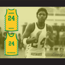Load image into Gallery viewer, Mark Aguirre 24 George Westinghouse College Prep Warriors Basketball Jersey 2