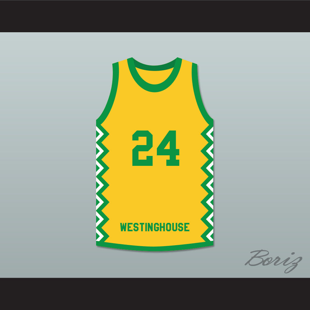 Mark Aguirre 24 George Westinghouse College Prep Warriors Basketball Jersey