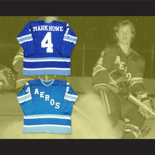 Load image into Gallery viewer, Mark Howe 4 WHA Houston Aeros Hockey Jersey