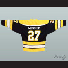 Load image into Gallery viewer, Mark Messier 27 Cincinnati Stingers Black Hockey Jersey