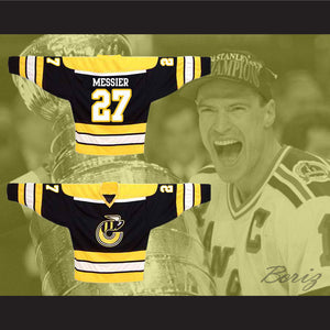 Mark Messier 27 Cincinnati Stingers Black Hockey Jersey