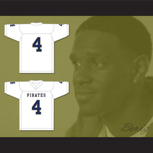 Markiese King 4 Independence Community College Pirates White Football Jersey