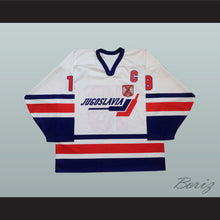 Load image into Gallery viewer, Marko Kovacevic 19 Yugoslavia International Hockey Jersey