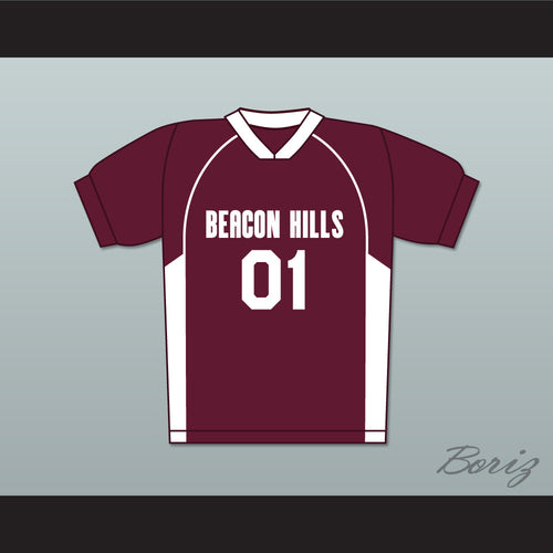 Peter Hale 01 Beacon Hills Cyclones Lacrosse Jersey Teen Wolf Maroon Style