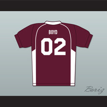 Load image into Gallery viewer, Vernon Boyd 02 Beacon Hills Cyclones Lacrosse Jersey Teen Wolf Maroon Style