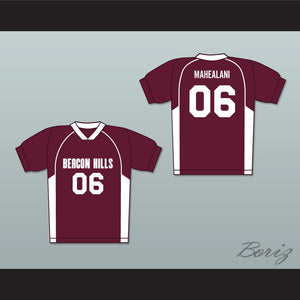 Danny Mahealani 06 Beacon Hills Cyclones Lacrosse Jersey Teen Wolf Maroon Style