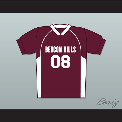 Matt Daehler 08 Beacon Hills Cyclones Lacrosse Jersey Teen Wolf Maroon Style