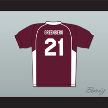 Load image into Gallery viewer, Greenberg 21 Beacon Hills Cyclones Lacrosse Jersey Teen Wolf Maroon Style