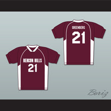 Load image into Gallery viewer, Greenberg 21 Beacon Hills Cyclones Lacrosse Jersey Teen Wolf Maroon Style