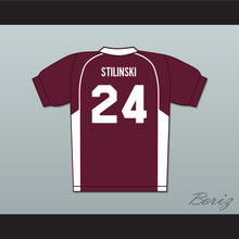 Load image into Gallery viewer, Stiles Stilinski 24 Beacon Hills Cyclones Lacrosse Jersey Teen Wolf Maroon Style