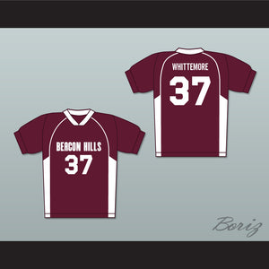 Jackson Whittemore 37 Beacon Hills Cyclones Lacrosse Jersey Teen Wolf Maroon Style