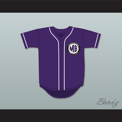 Martin Payne 23 Morris Brown College Purple Baseball Jersey