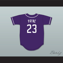 Load image into Gallery viewer, Martin Payne 23 Morris Brown College Purple Baseball Jersey