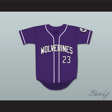 Load image into Gallery viewer, Martin Payne 23 Morris Brown College Wolverines Purple Baseball Jersey