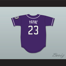 Load image into Gallery viewer, Martin Payne 23 Morris Brown College Wolverines Purple Baseball Jersey