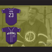 Load image into Gallery viewer, Martin Payne 23 Morris Brown College Wolverines Purple Baseball Jersey