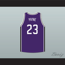 Load image into Gallery viewer, Martin Payne 23 Morris Brown College Wolverines Purple Basketball Jersey Patch