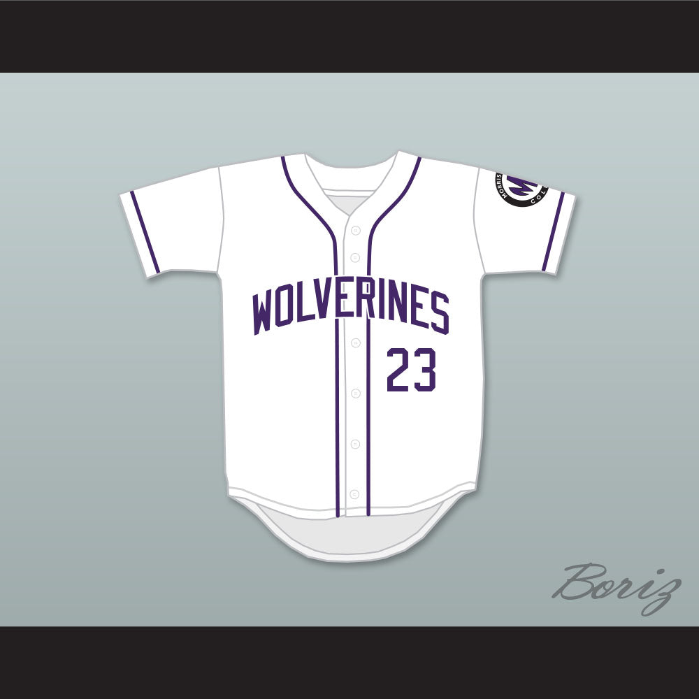 Martin Payne 23 Morris Brown College Wolverines White Baseball Jersey