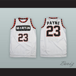 Martin Payne 23 White Basketball Jersey