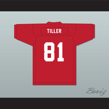 Load image into Gallery viewer, Marvin 'Shake' Tiller 81 Miami Red Football Jersey Semi-Tough