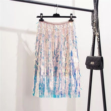 Load image into Gallery viewer, Marwin 2019 New-Coming Autumn Winter Sequins Skirts Fashion Beading Knee-Length Empire Sexy Club Christmas Skirts