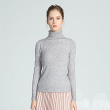 Load image into Gallery viewer, Marwin New-Coming Autumn Winter New Soft Warm Material Casual Turn-down Collar Pullovers Female Thick Turtleneck Knitted Sweater