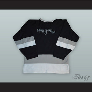 Mary J Blige Black Hockey Jersey