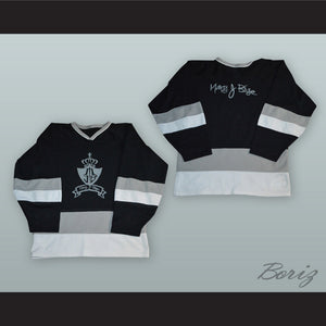 Mary J Blige Black Hockey Jersey